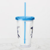 Blauwe Baryonyx Acryl Drinkbeker (Rechts)
