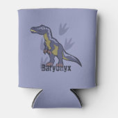 Blauwe Baryonyx Blikjeskoeler (Voorkant)