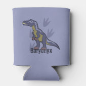 Blauwe Baryonyx Blikjeskoeler (Achterkant)