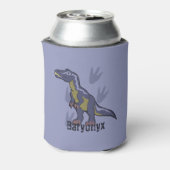 Blauwe Baryonyx Blikjeskoeler (Blikje Achterkant)