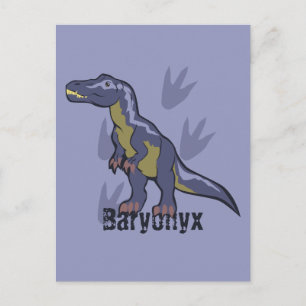 Blauwe Baryonyx Briefkaart