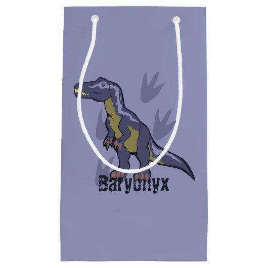 Blauwe Baryonyx Klein Cadeauzakje (Voorkant)