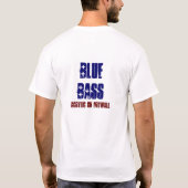 BLAUWE BASS T-SHIRT (Achterkant)
