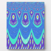 Blauwe batik fotoplaat (Voorkant)