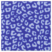 Blauwe batik luipaard - stof (Close Up)