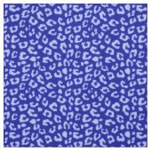 Blauwe batik luipaard - stof (Swatch)