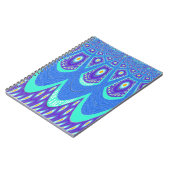 Blauwe batik notitieboek (Linkerzijde)