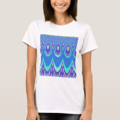 Blauwe batik t-shirt (Voorkant)
