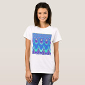 Blauwe batik t-shirt (Voorkant volledig)