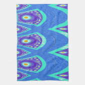 Blauwe batik theedoek (Verticaal)