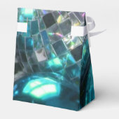 Blauwe Baubles Bedankdoosjes (Achterkant)