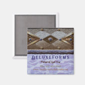 Blauwe Bayview Magneet (Voorkant / Achterkant)