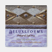 Blauwe Bayview Magneet (Voorkant)