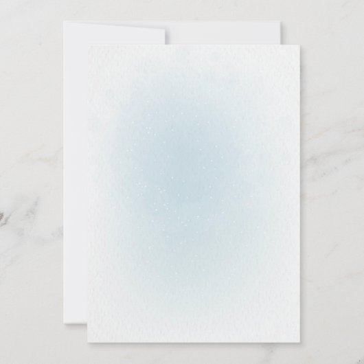 Blauwe Beer ballon Birthday Foto bedankt Kaart (Achterkant)