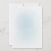 Blauwe Beer Ballon Verjaardag Foto Bedankt Kaart (Achterkant)