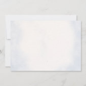 Blauwe Beer Ballon Verjaardag Foto Bedankt Kaart (Achterkant)