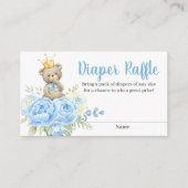 Blauwe Beer luierspoeling Informatiekaartje (Voorkant)