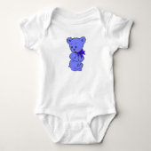 Blauwe Beer Romper (Voorkant)