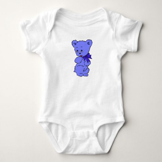 Blauwe Beer Romper (Voorkant)