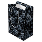 Blauwe Begraafplaats Rozen Gotisch Occult Medium Cadeauzakje (Voorkant Gekanteld)