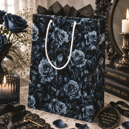 Blauwe Begraafplaats Rozen Gotisch Occult Medium Cadeauzakje