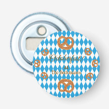 Blauwe Beierse Oktoberfest Pretzels Aanpassen Rnd