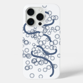 Blauwe bel iPhone 15 pro case