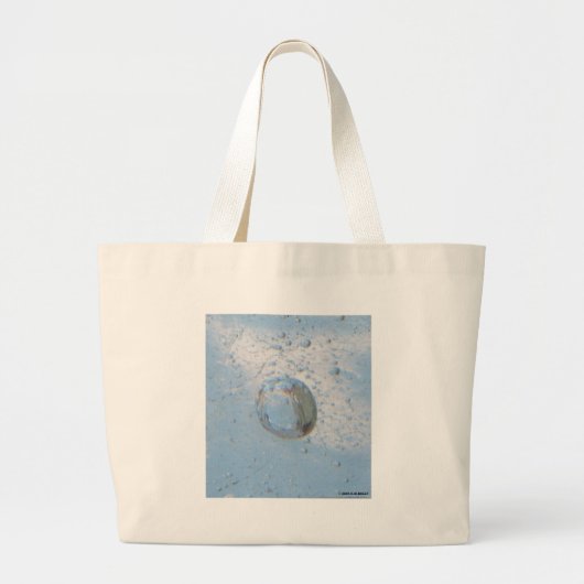 BLAUWE BEL GROTE TOTE BAG (Voorkant)