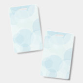 Blauwe Bellen Badge (Voor- en achterkant)