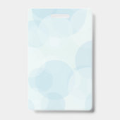 Blauwe Bellen Badge (Achterkant)