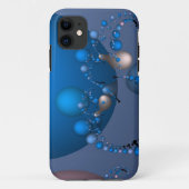 blauwe bellen Case-Mate iPhone case (Achterkant)