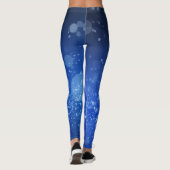 Blauwe Bellen Leggings (Achterkant)