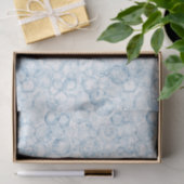 Blauwe Bellen Verjaardag Tissuepapier (Geschenk)