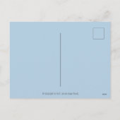 BLAUWE BELSNICKLE, NOORDELIJKE LICHTEN EN PENGUINE FEESTDAGENKAART (Achterkant)