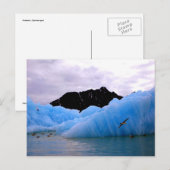 Blauwe berg briefkaart (Voorkant / Achterkant)
