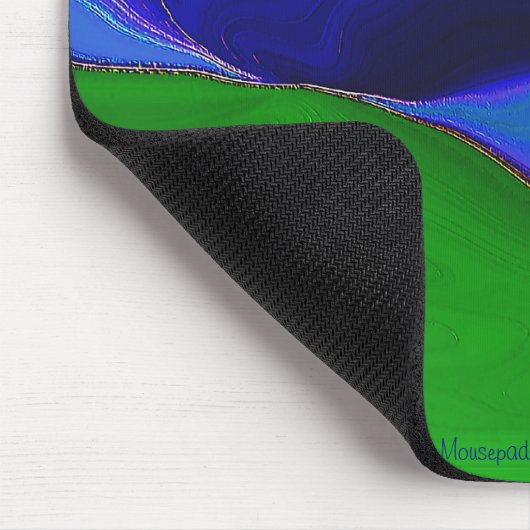 Blauwe Berg Mousepad Muismat (Hoek)