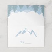 Blauwe Berg Piek Tent Plaatjes Plaatskaartje (Buitenkant ongevouwen)