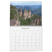 blauwe bergen 2026 kalender (Jan 2027)