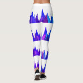 Blauwe bergen, Abstracte Leggings (Achterkant)