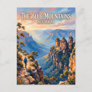 Blauwe Bergen Australië Briefkaart