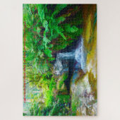 Blauwe bergen Australië Jigzaag Puzzle Legpuzzel (Verticaal)