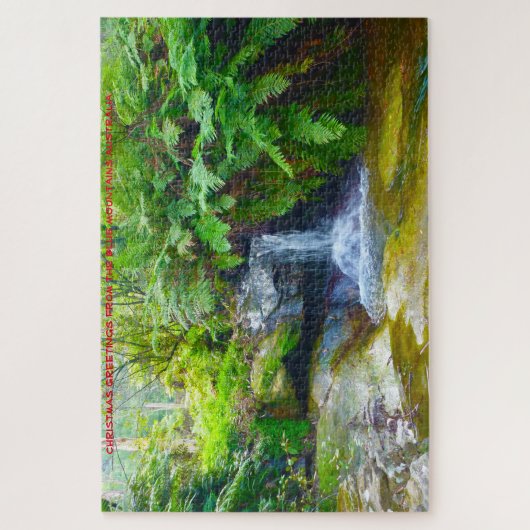 Blauwe bergen Australië Jigzaag Puzzle Legpuzzel (Verticaal)