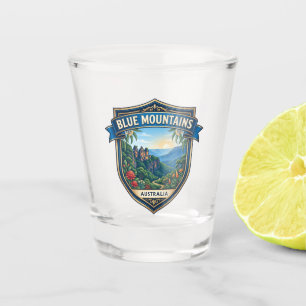 Blauwe Bergen Australië Shot Glas