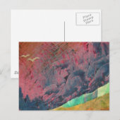 Blauwe bergen briefkaart (Voorkant / Achterkant)