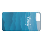 Blauwe Bergen Case-Mate iPhone Case (Achterkant (Horizontaal))