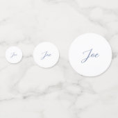 Blauwe bergen genderneutraal verjaardag confetti (Voorkanten)