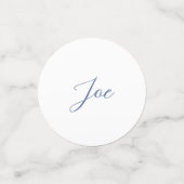 Blauwe bergen genderneutraal verjaardag confetti (Kleine voorkant)