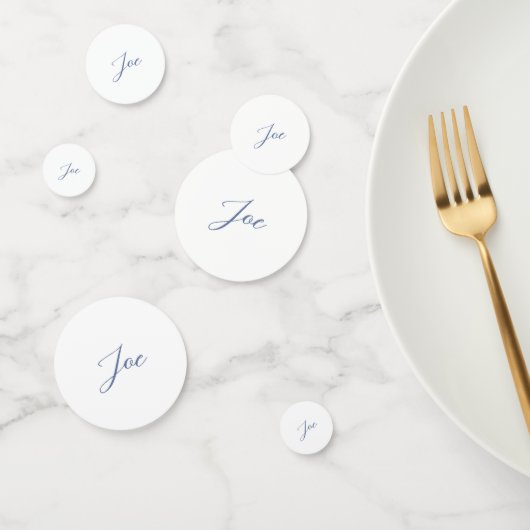 Blauwe bergen genderneutraal verjaardag confetti (Groep)