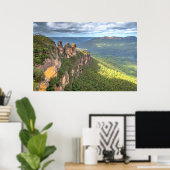 Blauwe bergen Nationaal Park, Australië Poster (Thuiskantoor)