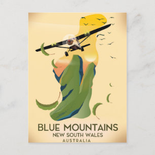 Blauwe Bergen Nieuw-Zuid-Wales Australië Briefkaart
